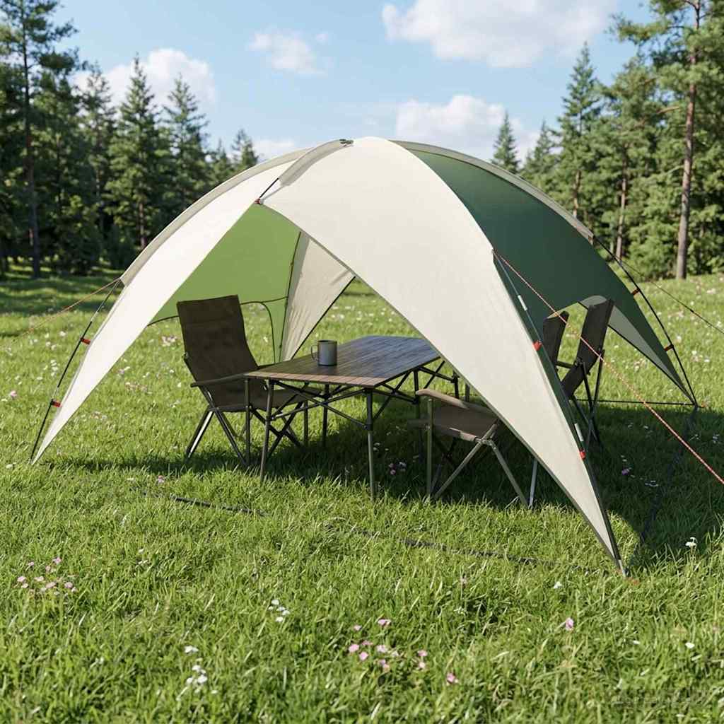 Camping Tent met Regenhoes Waterdicht Groen 360 x 245 x 185 cm is nu te koop bij PeponiXL, paradijselijk wonen!