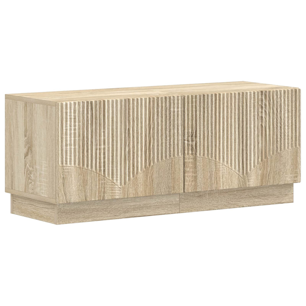 Tv-meubel Sonoma Eiken Bewerkt hout is nu te koop bij PeponiXL, paradijselijk wonen!