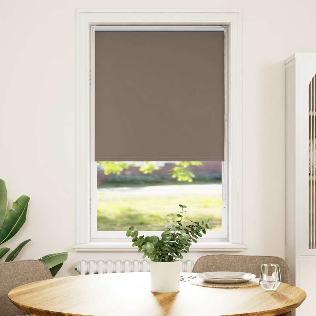 Rolgordijn verduisterend koffie 85x175 cm stofbreedte 80,7 cm is nu te koop bij PeponiXL, paradijselijk wonen!
