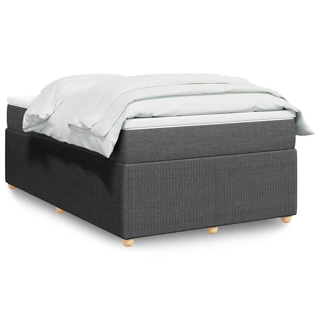 Boxspring met matras stof donkergrijs 120x200 cm is nu te koop bij PeponiXL, paradijselijk wonen!