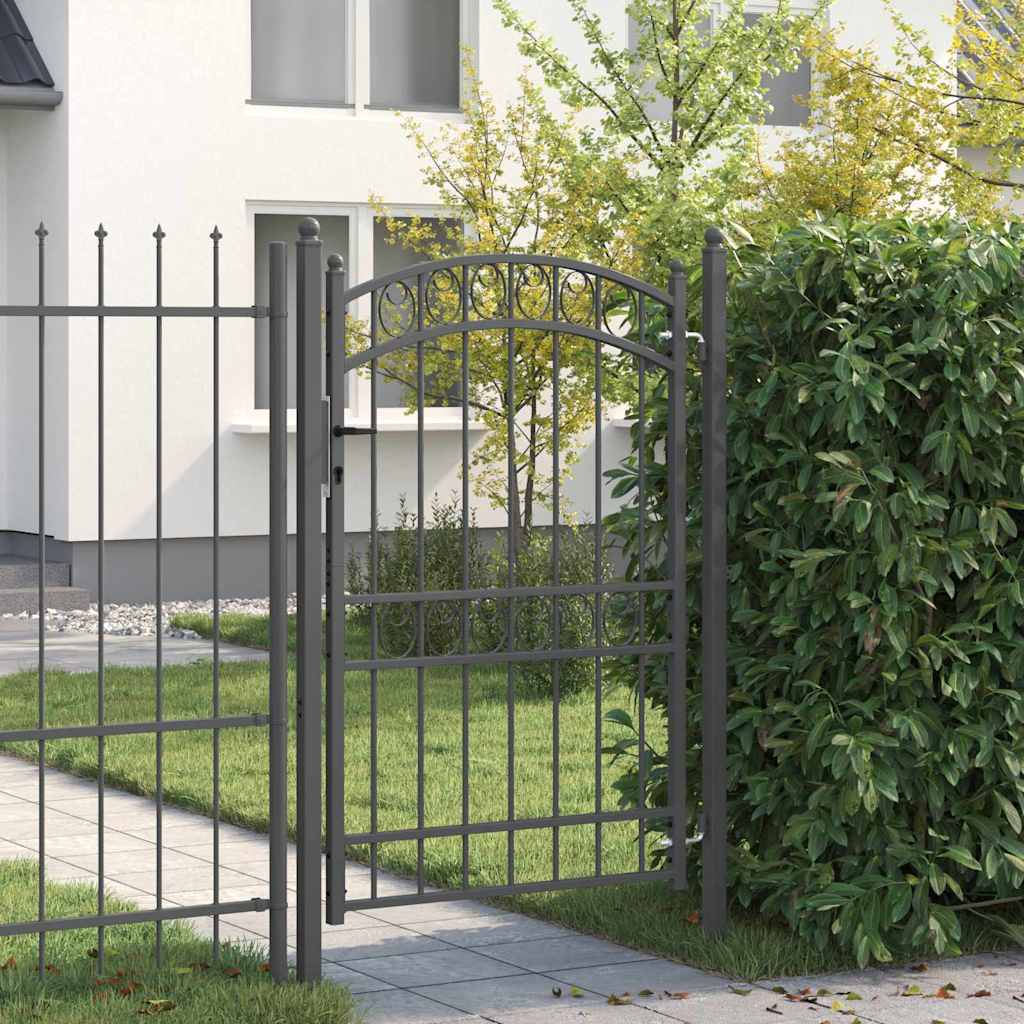 Hekpoort EMMEN 200 x 100 cm Poedergecoat staal Grijs is nu te koop bij PeponiXL, paradijselijk wonen!
