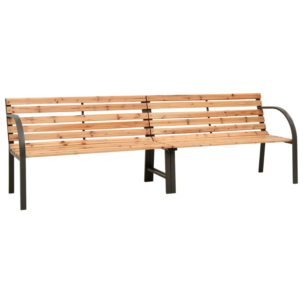 Tuinbank dubbel 225 cm massief vurenhout is nu te koop bij PeponiXL, paradijselijk wonen!