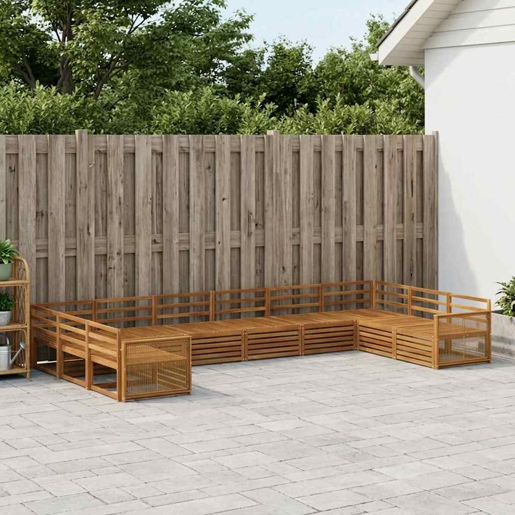 Sofa-Sets 10 pcs Massief Acaciahout is nu te koop bij PeponiXL, paradijselijk wonen!