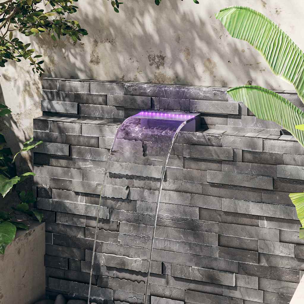 Watervaloverlaat met RGB LED's 30 cm acryl is nu te koop bij PeponiXL, paradijselijk wonen!