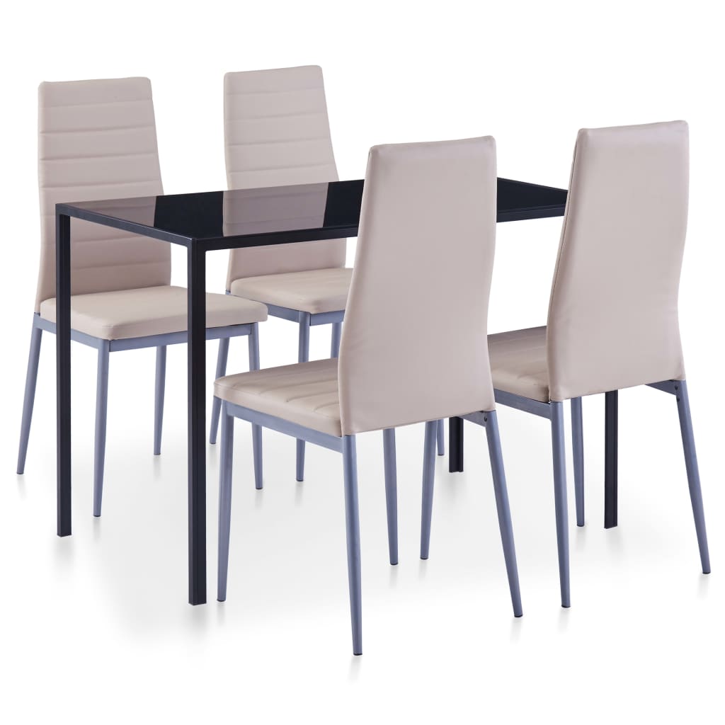 5-delige Eethoek cappuccino is nu te koop bij PeponiXL, paradijselijk wonen!