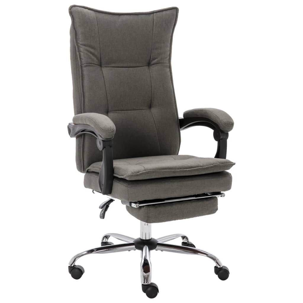 Kantoorstoel stof grijs is nu te koop bij PeponiXL, paradijselijk wonen!