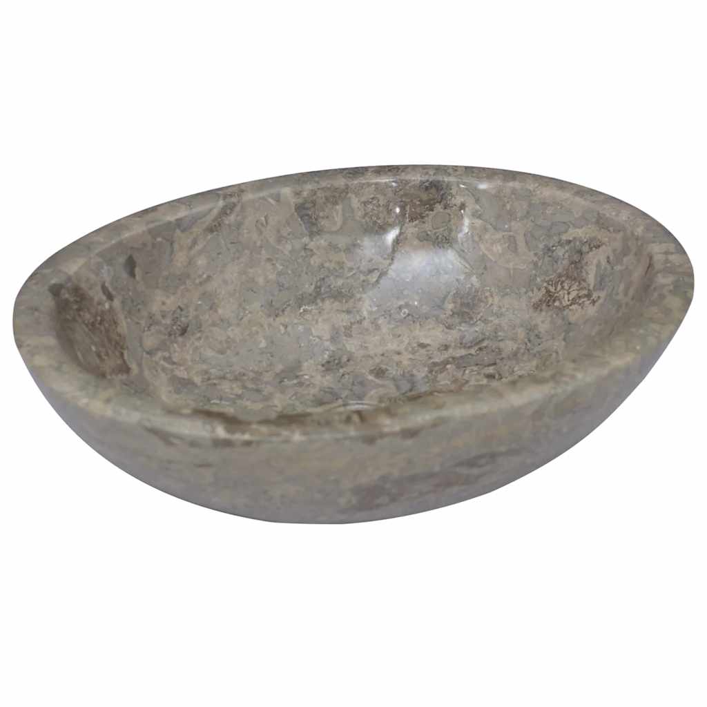 Gootsteen 53x40x15 cm marmer grijs is nu te koop bij PeponiXL, paradijselijk wonen!