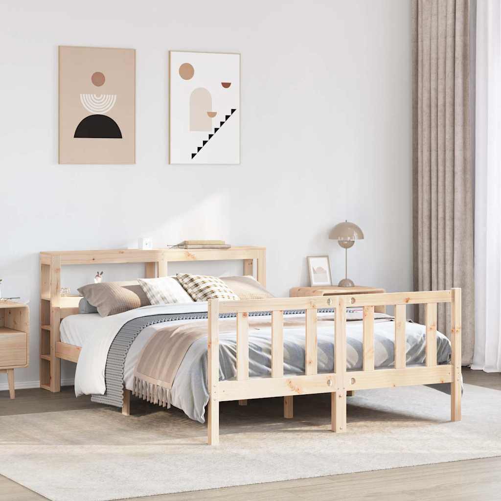Bedframe zonder matras massief grenenhout 160x200 cm is nu te koop bij PeponiXL, paradijselijk wonen!
