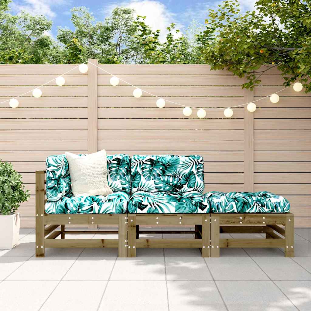 3-delige Loungeset geïmpregneerd grenenhout is nu te koop bij PeponiXL, paradijselijk wonen!