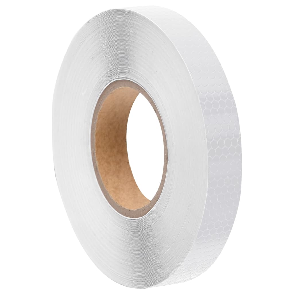 Reflecterende tape 2,5 cm x 50 m PVC wit is nu te koop bij PeponiXL, paradijselijk wonen!