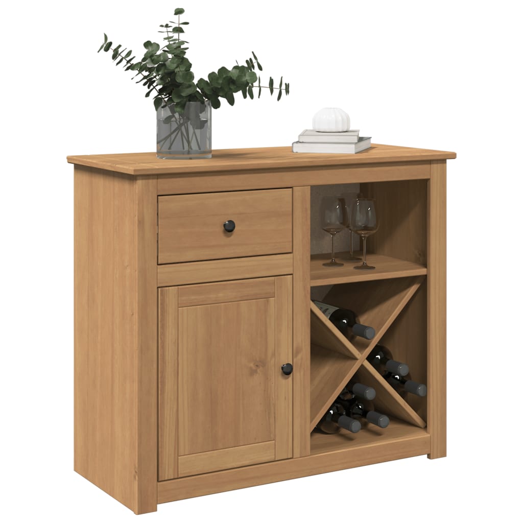Dressoir met lade PANAMA 93x40x80 cm massief grenenhout is nu te koop bij PeponiXL, paradijselijk wonen!