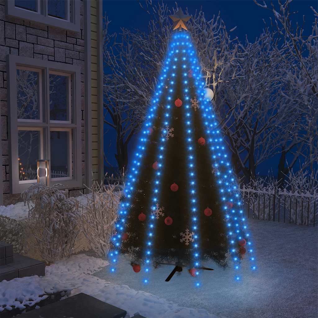 Kerstboomverlichting met 300 LED's blauw net 300 cm is nu te koop bij PeponiXL, paradijselijk wonen!