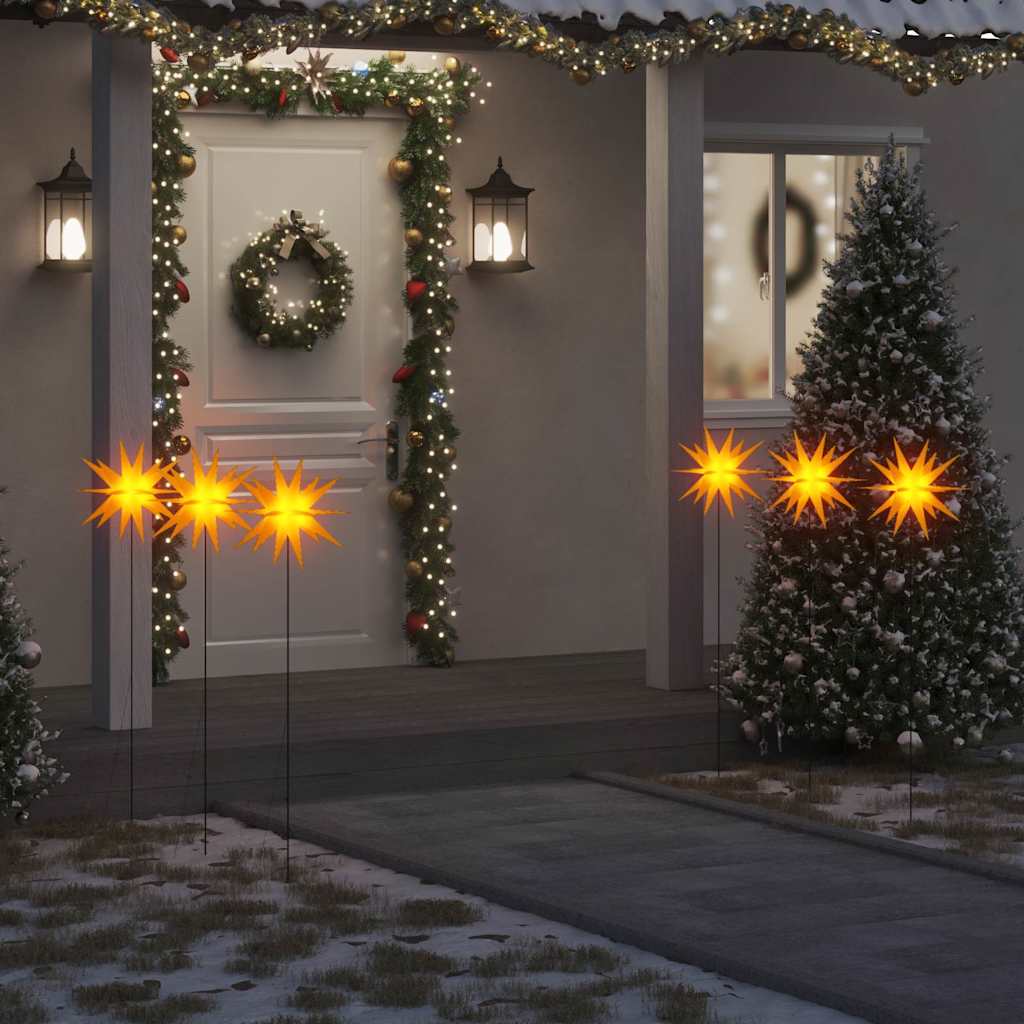Kerstlampen met grondpin en LED's 3 st 35 cm geel is nu te koop bij PeponiXL, paradijselijk wonen!