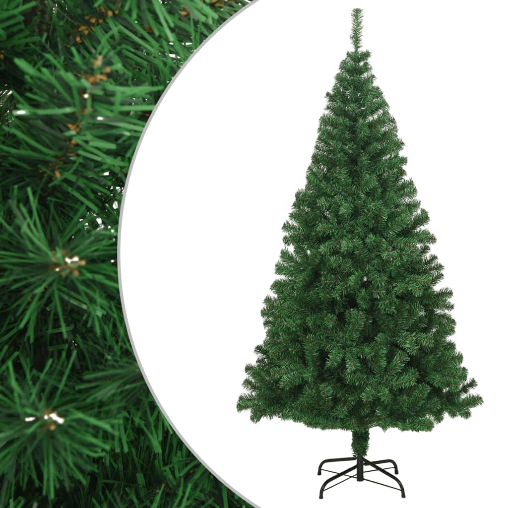 Kunstkerstboom met dikke takken 240 cm PVC groen is nu te koop bij PeponiXL, paradijselijk wonen!