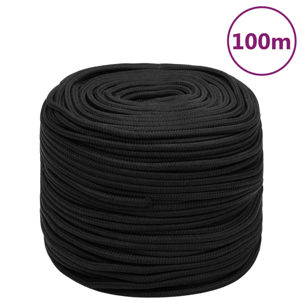 Boottouw 10 mm 100 m polypropeen zwart is nu te koop bij PeponiXL, paradijselijk wonen!