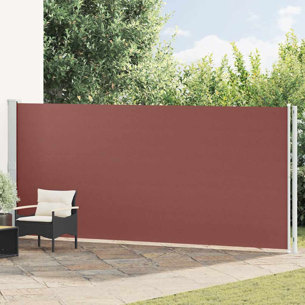 Tuinscherm uittrekbaar 180x600 cm bruin is nu te koop bij PeponiXL, paradijselijk wonen!