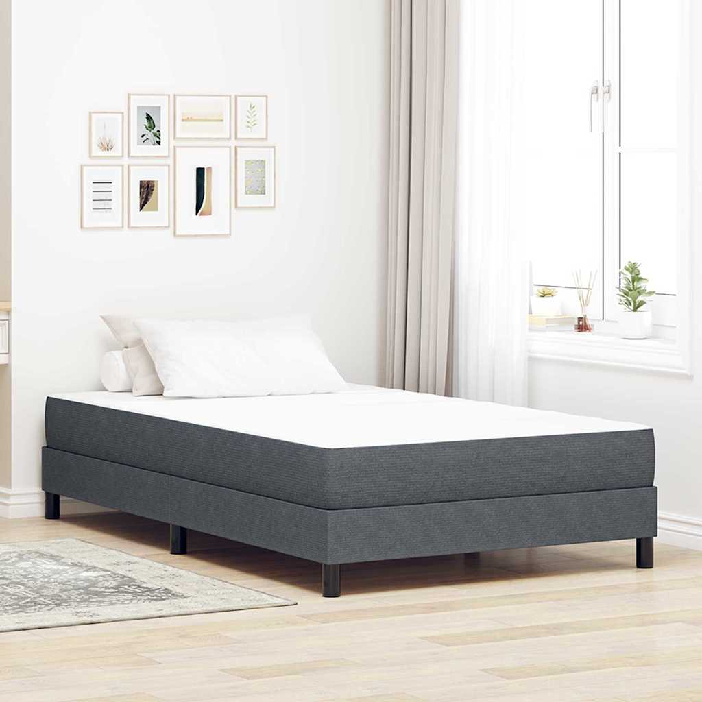 Bedmatras met matras Grijs 120 x 190 cm Stof is nu te koop bij PeponiXL, paradijselijk wonen!