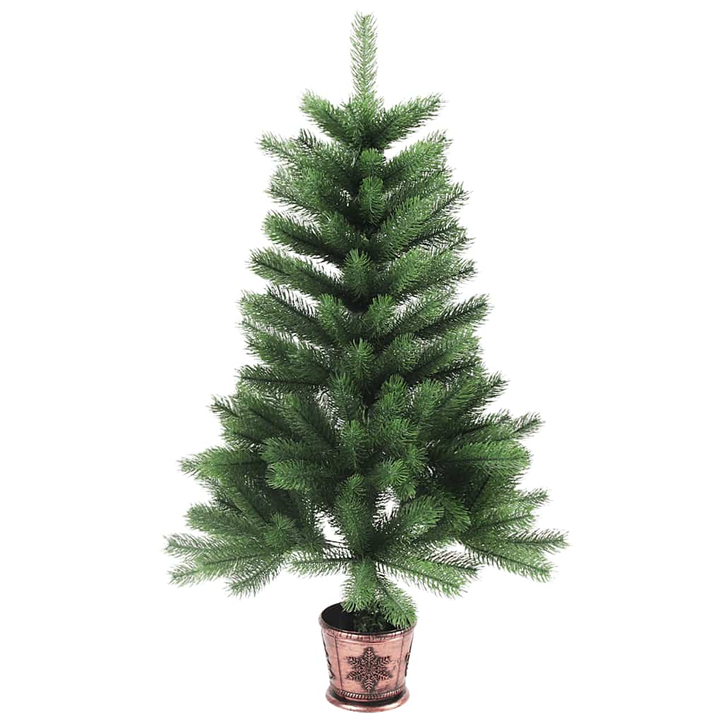 Kunstkerstboom met levensechte naalden 65 cm groen is nu te koop bij PeponiXL, paradijselijk wonen!