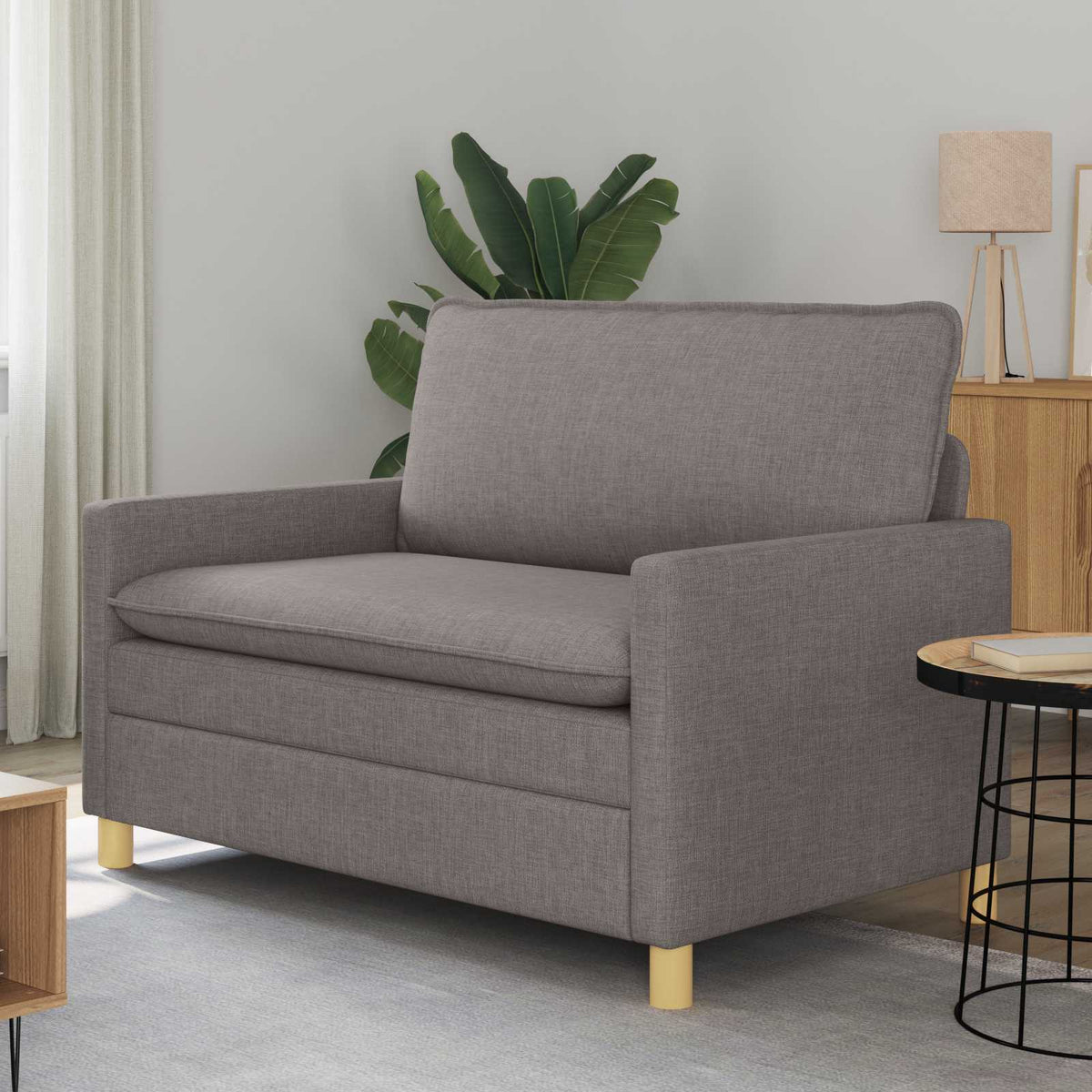 Bank Taupe Stof is nu te koop bij PeponiXL, paradijselijk wonen!