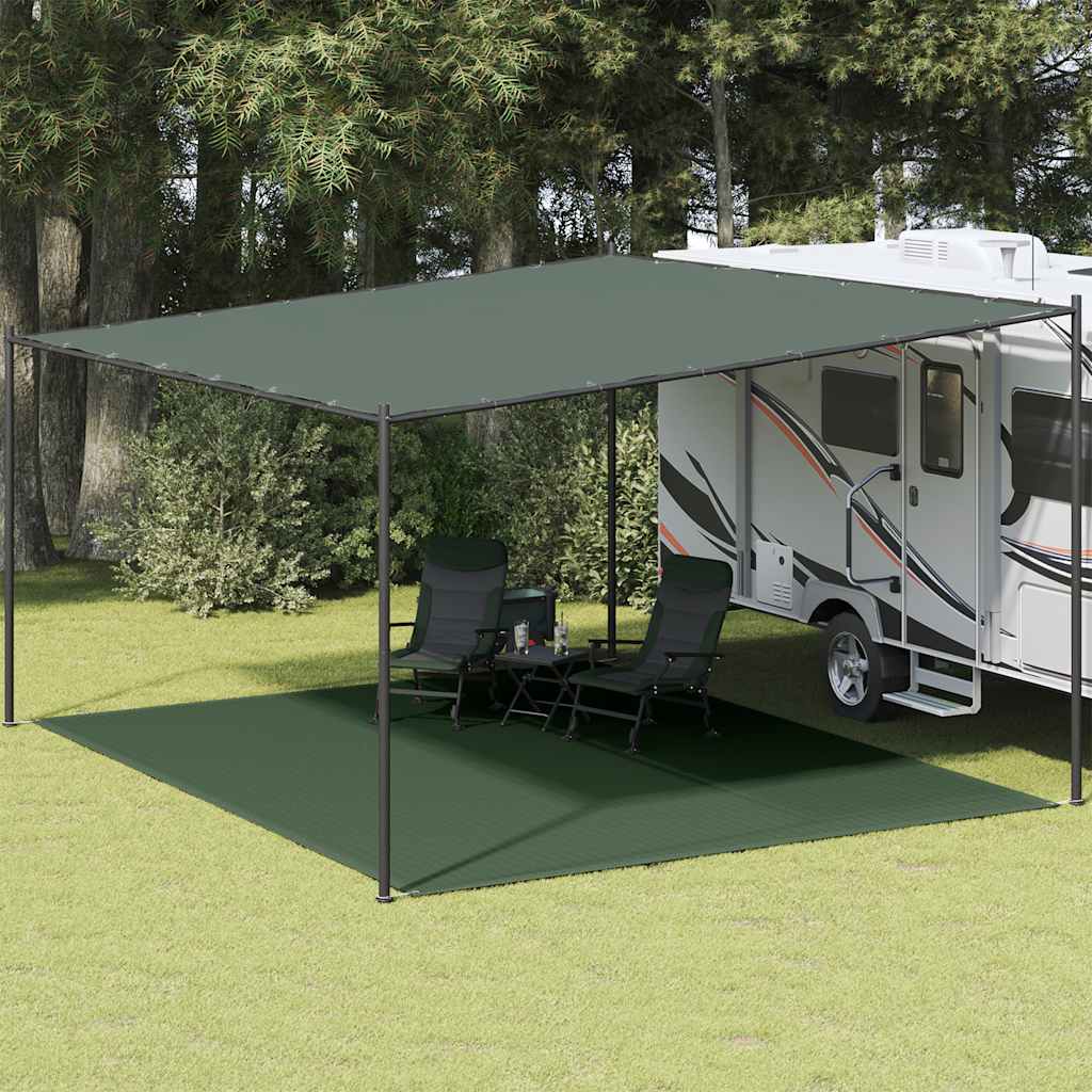 Tenttapijt 400x500 cm HDPE donkergroen is nu te koop bij PeponiXL, paradijselijk wonen!