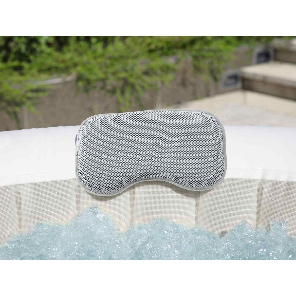 Bestway Spa badkussen 2 st Staal en PVC Grijs is nu te koop bij PeponiXL, paradijselijk wonen!