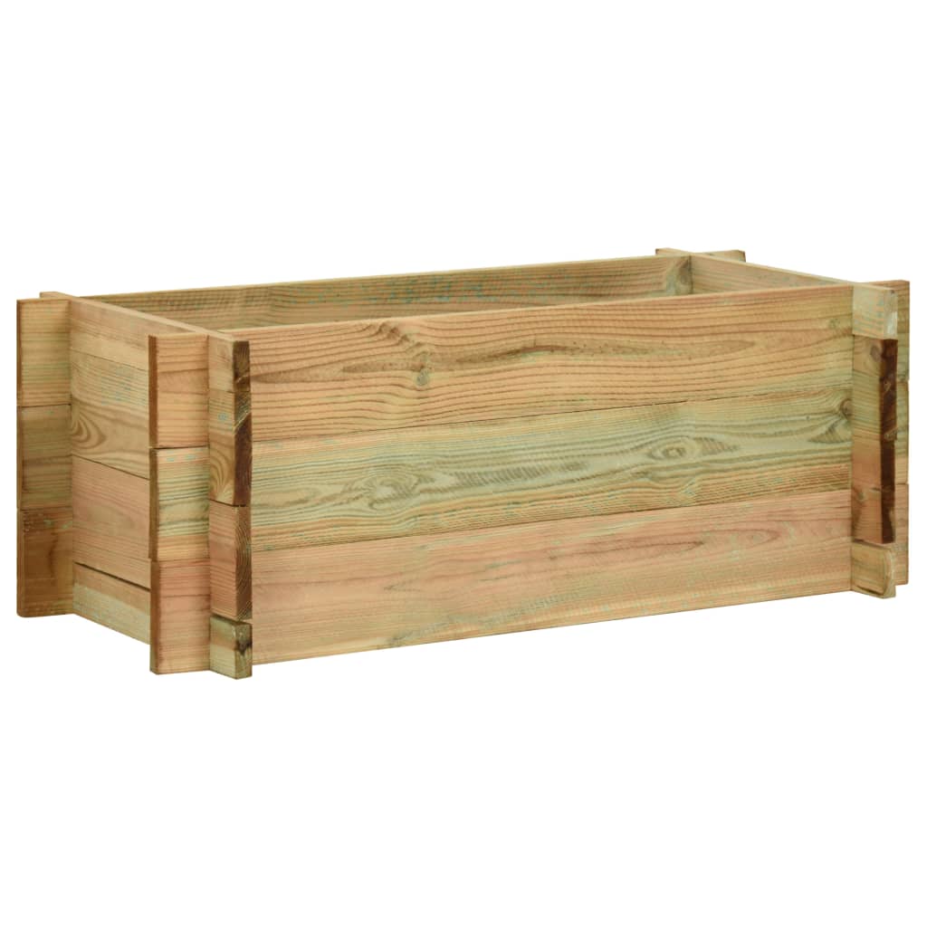 Plantenbak 80 cm geïmpregneerd grenenhout is nu te koop bij PeponiXL, paradijselijk wonen!