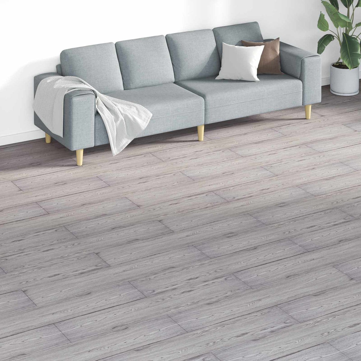 Vloerplanken 18 pcs Donkergrijs 5,26 m² PVC is nu te koop bij PeponiXL, paradijselijk wonen!