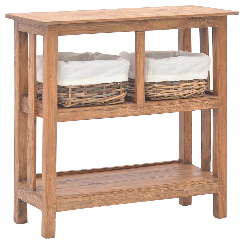 Wandtafel 69x28x70 cm massief mahoniehout is nu te koop bij PeponiXL, paradijselijk wonen!