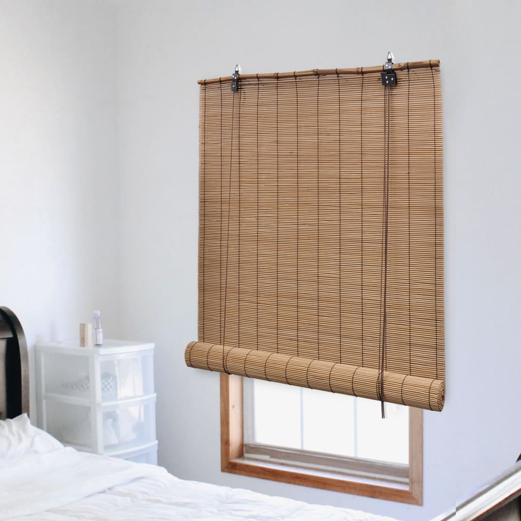 Rolgordijn 80x220 cm bamboe bruin is nu te koop bij PeponiXL, paradijselijk wonen!