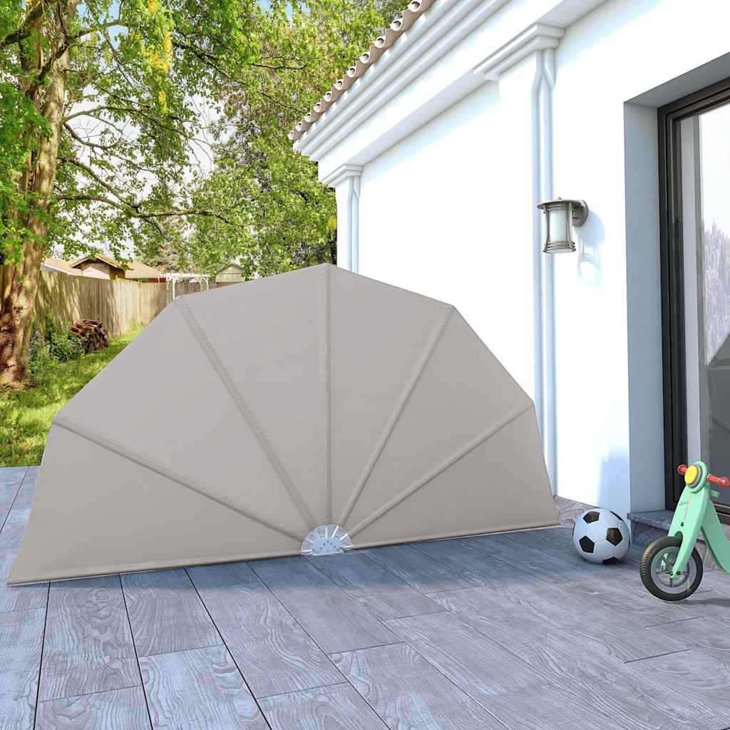 Terrasscherm inklapbaar 160 cm crème is nu te koop bij PeponiXL, paradijselijk wonen!