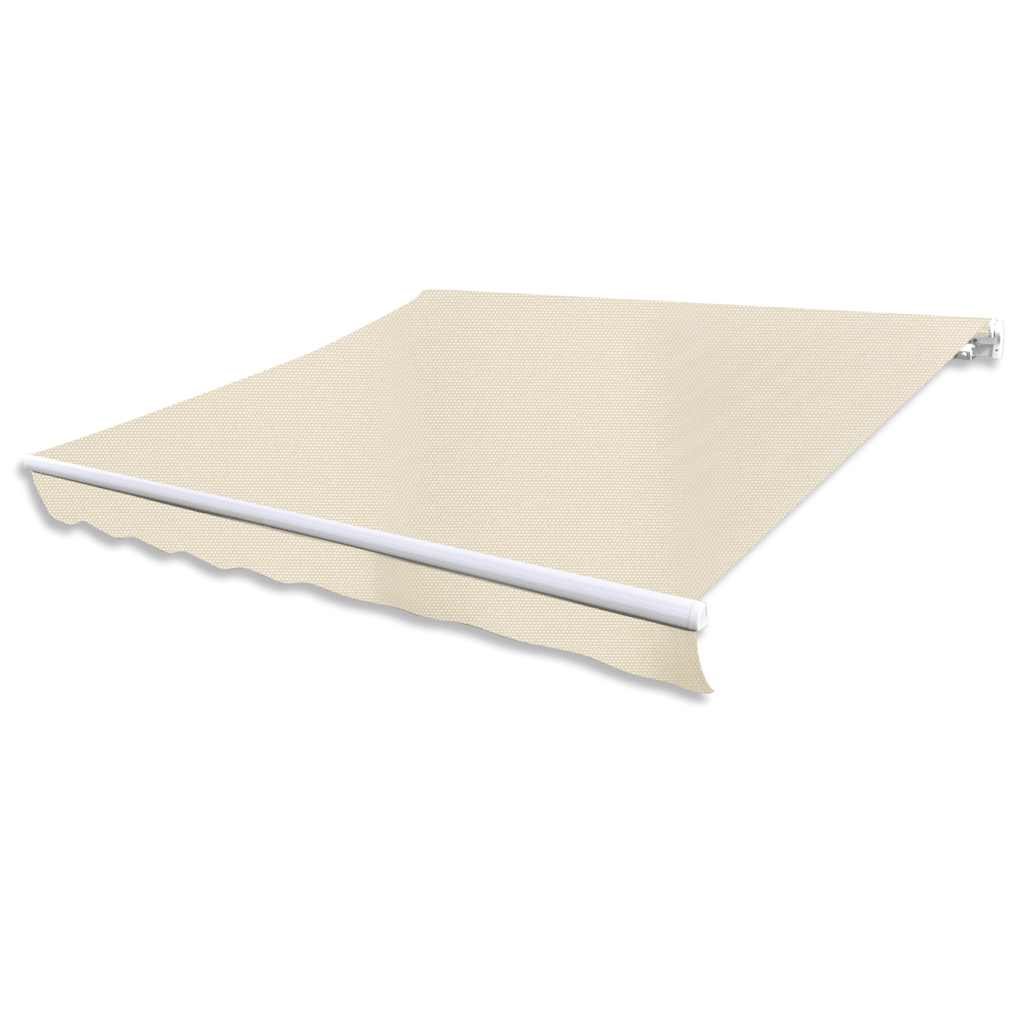 Luifel gemotoriseerd uitschuifbaar 400 cm crème is nu te koop bij PeponiXL, paradijselijk wonen!