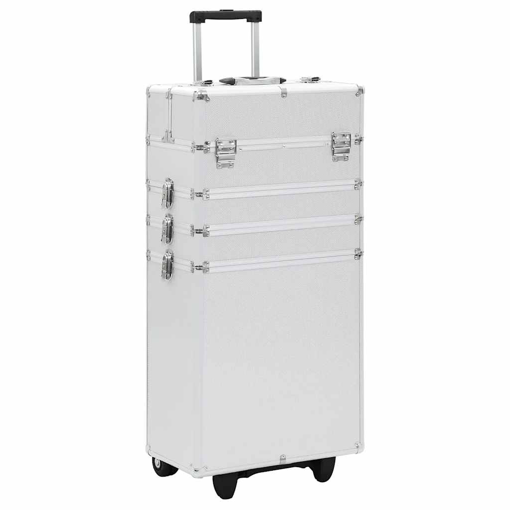 Make-up trolley aluminium zilverkleurig is nu te koop bij PeponiXL, paradijselijk wonen!