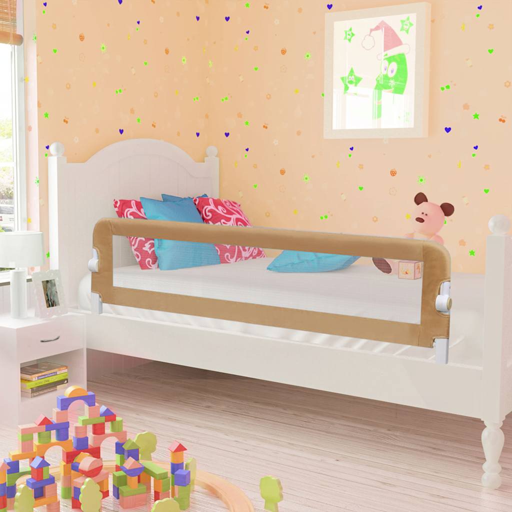 Bedhekje peuter 150x42 cm polyester taupe is nu te koop bij PeponiXL, paradijselijk wonen!