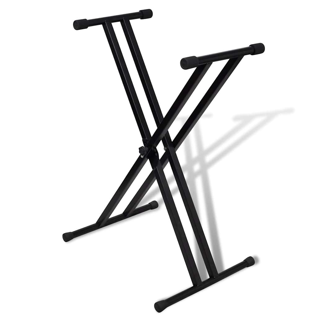 Verstelbare keyboardstandaard dubbel X-frame is nu te koop bij PeponiXL, paradijselijk wonen!