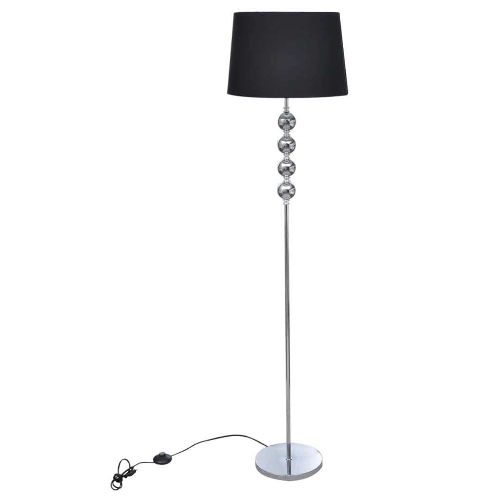 Vloerlamp Eleganza zwart is nu te koop bij PeponiXL, paradijselijk wonen!