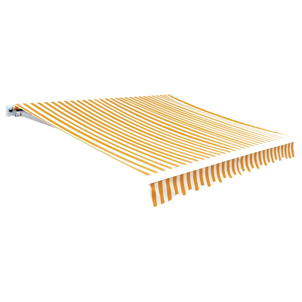 Vervangingsdoek voor luifel 600x300 cm polyester geel en wit is nu te koop bij PeponiXL, paradijselijk wonen!