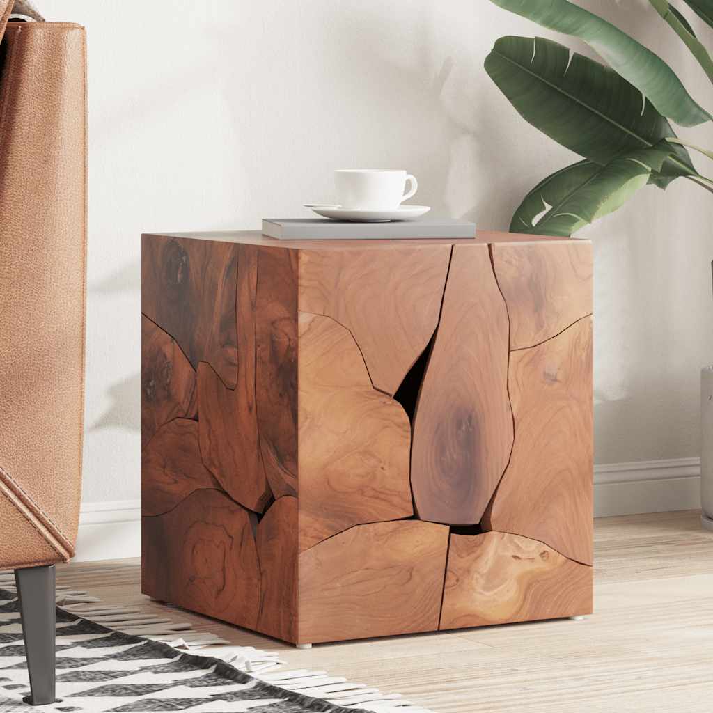 Kruk 40x40x45 cm massief teakhout bruin is nu te koop bij PeponiXL, paradijselijk wonen!
