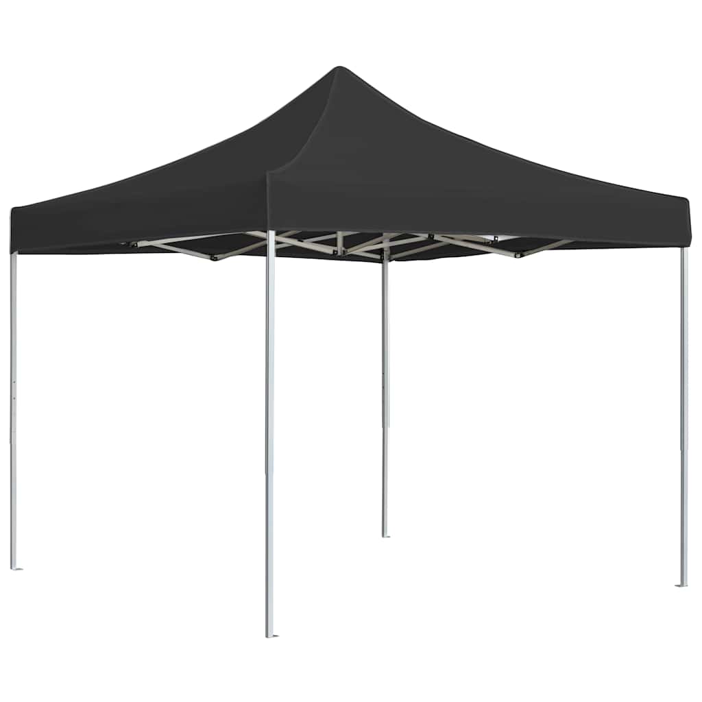 Partytent professioneel inklapbaar 3x3 m aluminium antraciet is nu te koop bij PeponiXL, paradijselijk wonen!