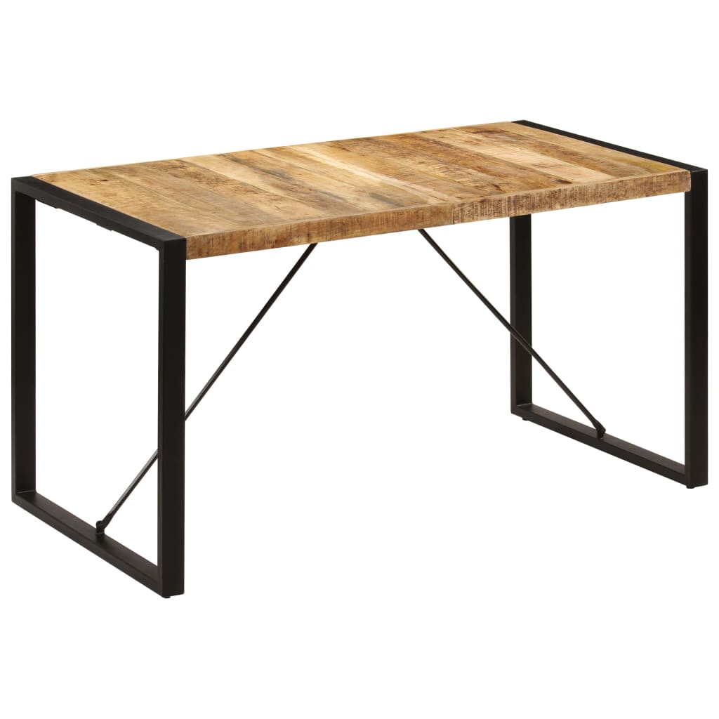 Eettafel 140x70x75 cm massief mangohout is nu te koop bij PeponiXL, paradijselijk wonen!