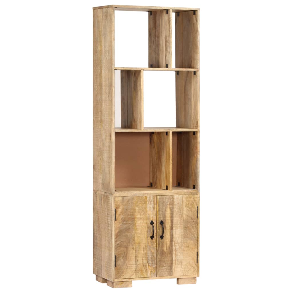 Boekenkast 60x35x180 cm massief mangohout is nu te koop bij PeponiXL, paradijselijk wonen!
