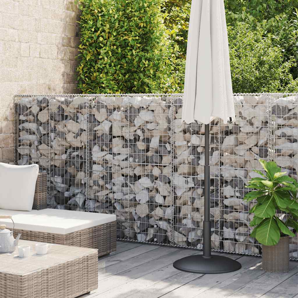Schanskorfmuur met deksels 600x50x150 cm gegalvaniseerd staal is nu te koop bij PeponiXL, paradijselijk wonen!