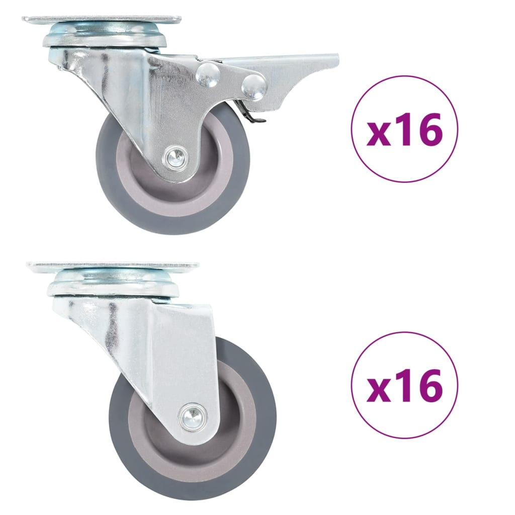 32 st Zwenkwielen 50 mm is nu te koop bij PeponiXL, paradijselijk wonen!