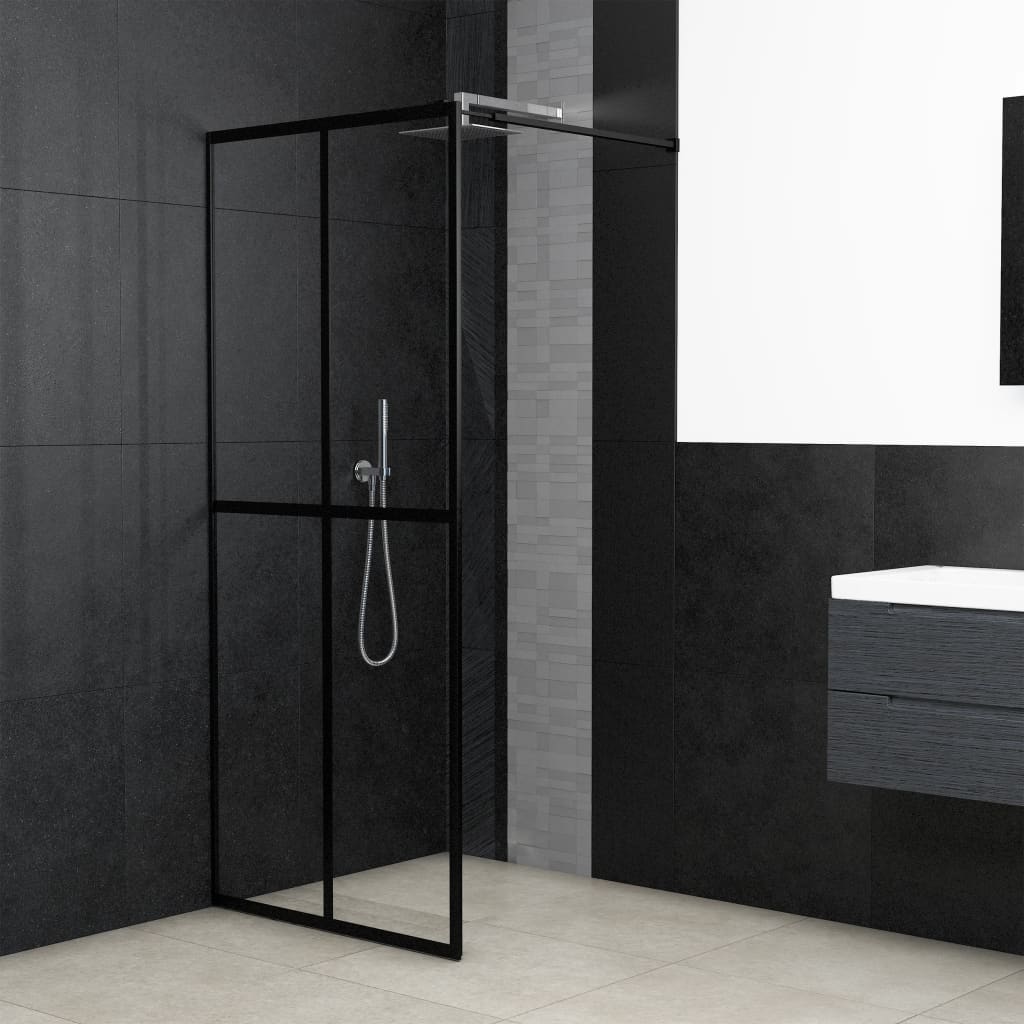 Inloopdouchewand 80x195 cm transparant gehard glas is nu te koop bij PeponiXL, paradijselijk wonen!