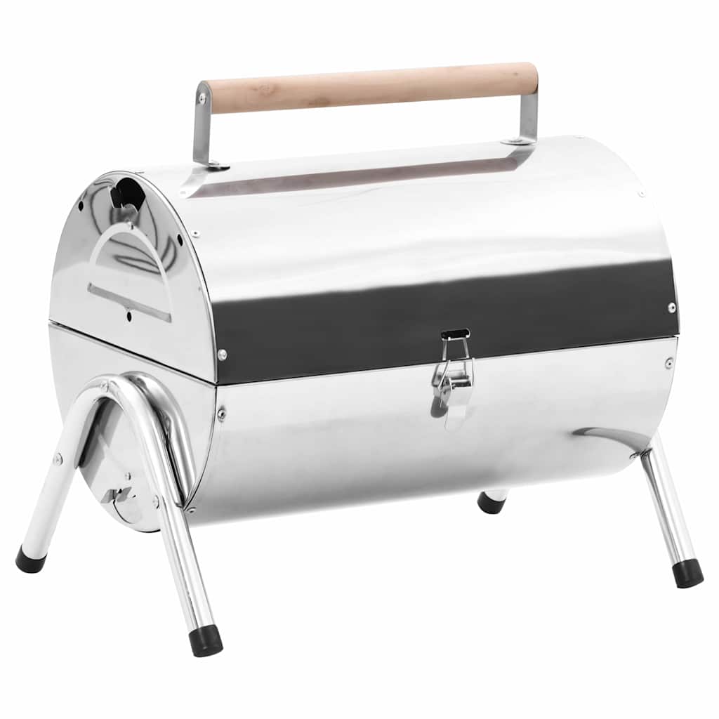 Tafelbarbecue houtskool dubbele roosters roestvrij staal is nu te koop bij PeponiXL, paradijselijk wonen!