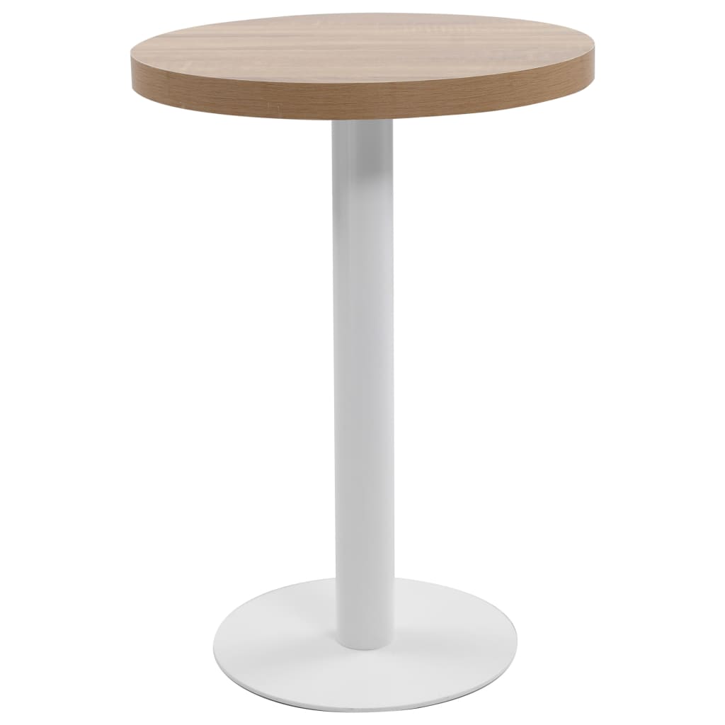 Bistrotafel 60 cm MDF lichtbruin is nu te koop bij PeponiXL, paradijselijk wonen!