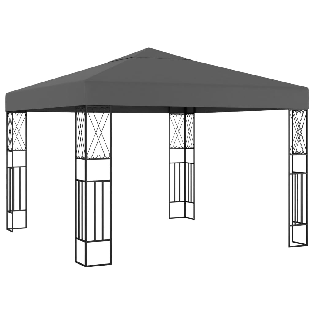 Prieel 3x3 m stof antraciet is nu te koop bij PeponiXL, paradijselijk wonen!