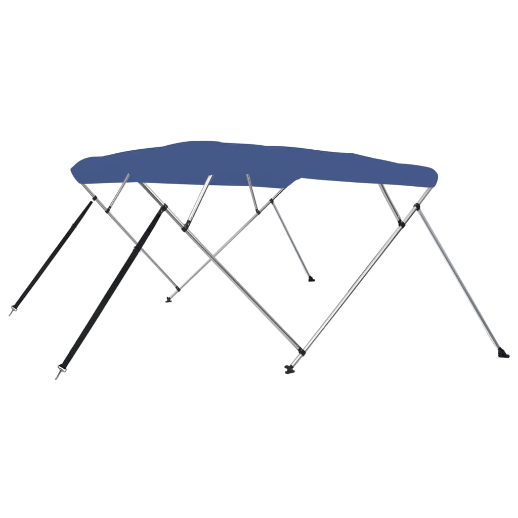 Biminitop 4-boogs 243x180x137 cm blauw is nu te koop bij PeponiXL, paradijselijk wonen!