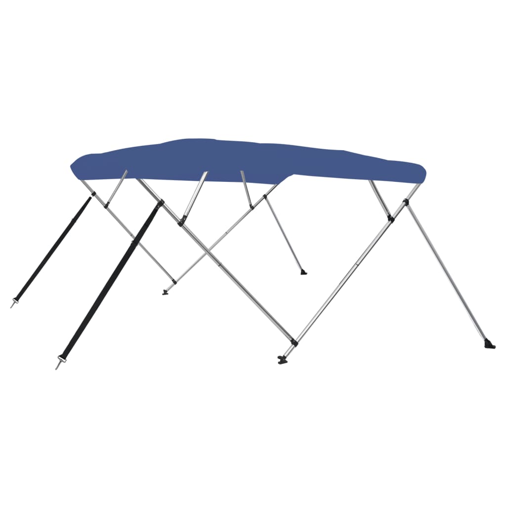 Biminitop 4-boogs 243x196x137 cm blauw is nu te koop bij PeponiXL, paradijselijk wonen!