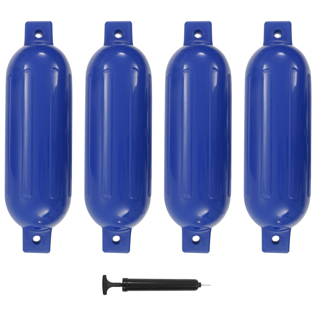 Bootstootkussens 4 st 51x14 cm PVC blauw is nu te koop bij PeponiXL, paradijselijk wonen!