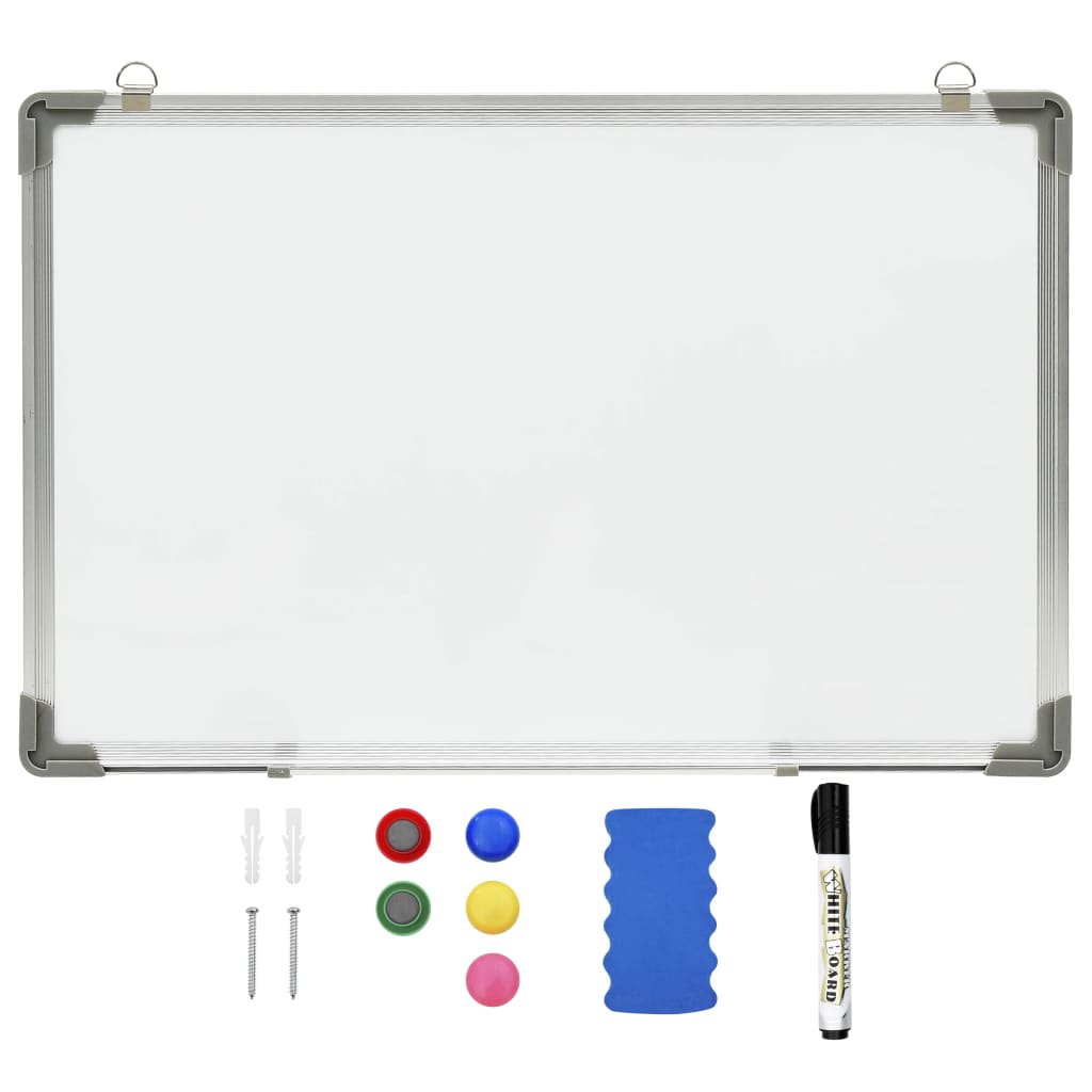 Whiteboard magnetisch 50x35 cm staal wit is nu te koop bij PeponiXL, paradijselijk wonen!